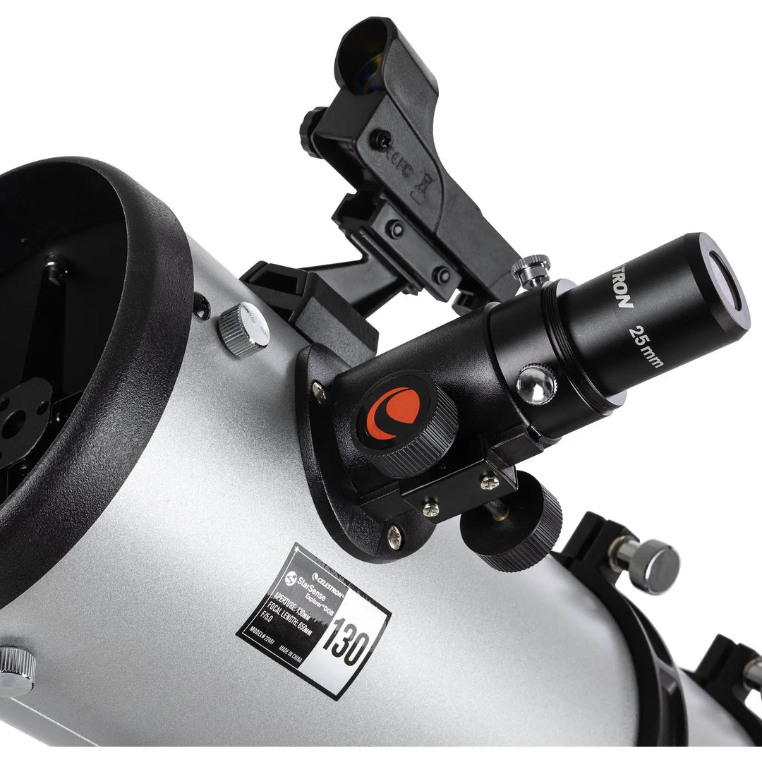 StarSense Explorer 130mm Smartphone App-Enabled Tabletop Dobsonian Telescope by Celestron