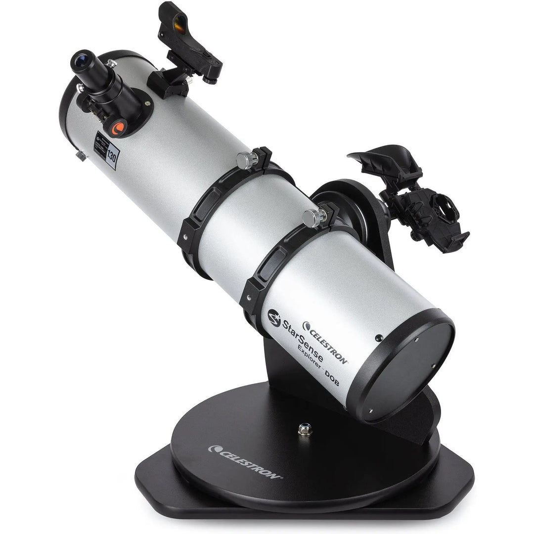StarSense Explorer 130mm Smartphone App-Enabled Tabletop Dobsonian Telescope by Celestron