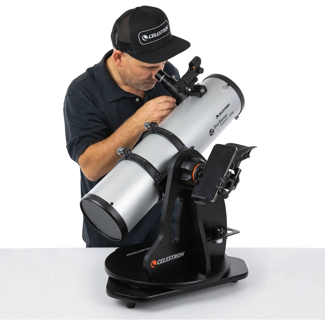 StarSense Explorer 130mm Smartphone App-Enabled Tabletop Dobsonian Telescope by Celestron
