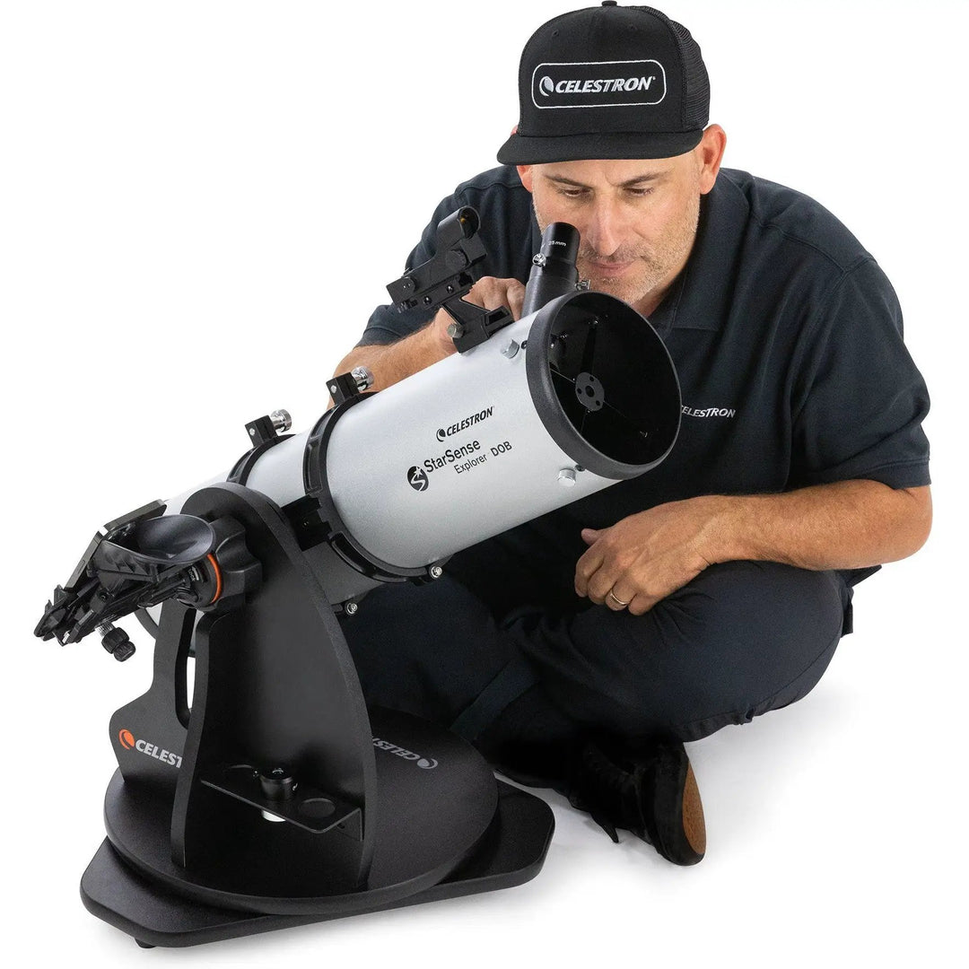 StarSense Explorer 130mm Smartphone App-Enabled Tabletop Dobsonian Telescope by Celestron