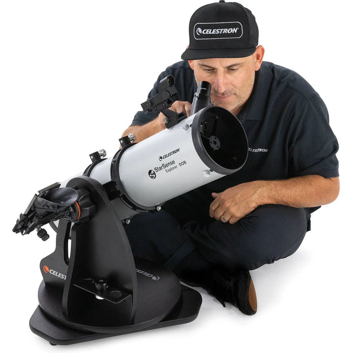 StarSense Explorer 130mm Smartphone App-Enabled Tabletop Dobsonian Telescope by Celestron