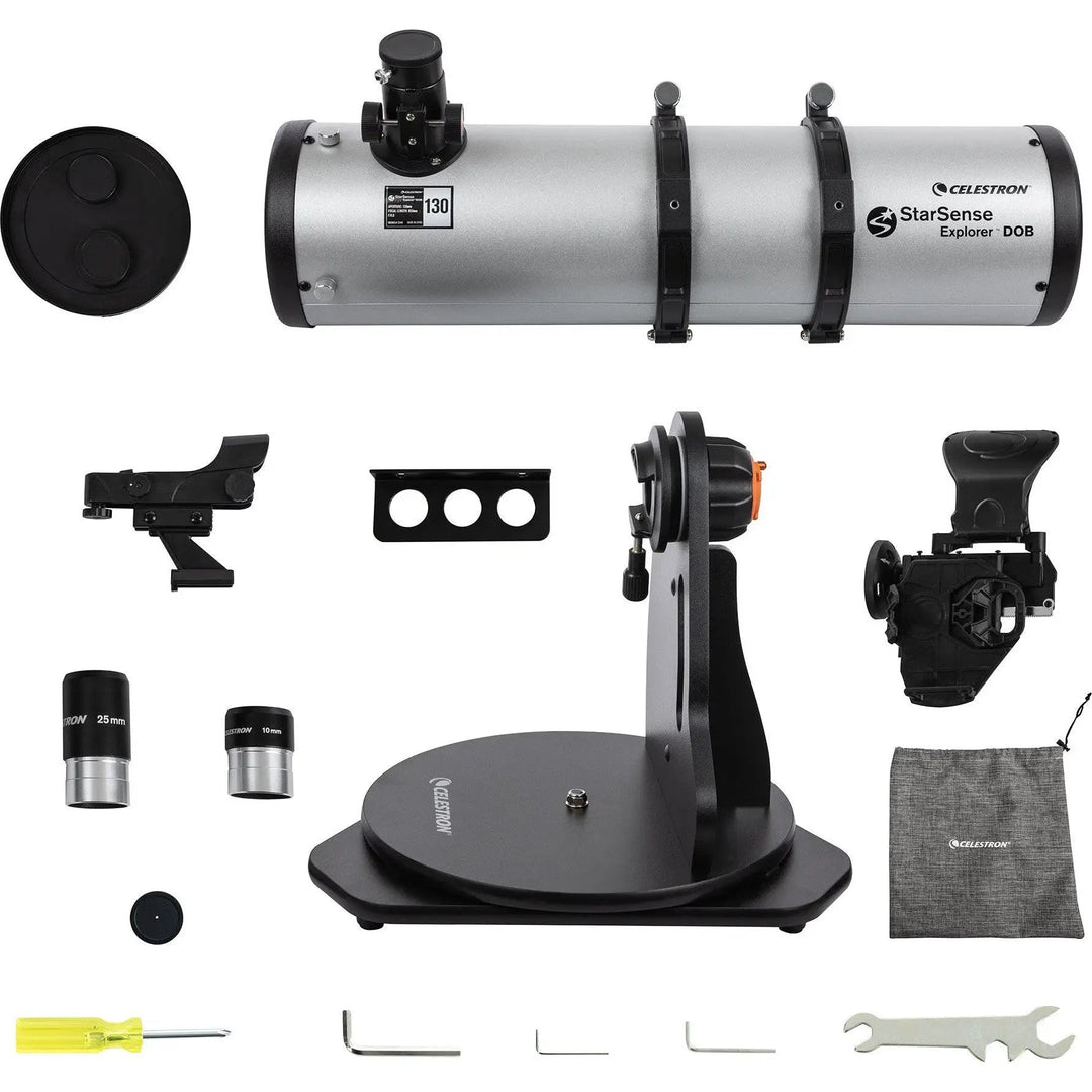 StarSense Explorer 130mm Smartphone App-Enabled Tabletop Dobsonian Telescope by Celestron