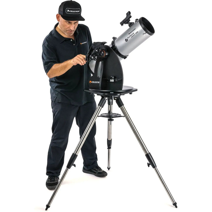 StarSense Explorer 130mm Smartphone App-Enabled Tabletop Dobsonian Telescope by Celestron