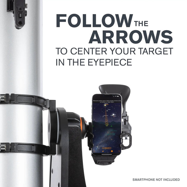 StarSense Explorer 150mm Smartphone App-Enabled Tabletop Dobsonian Telescope by Celestron