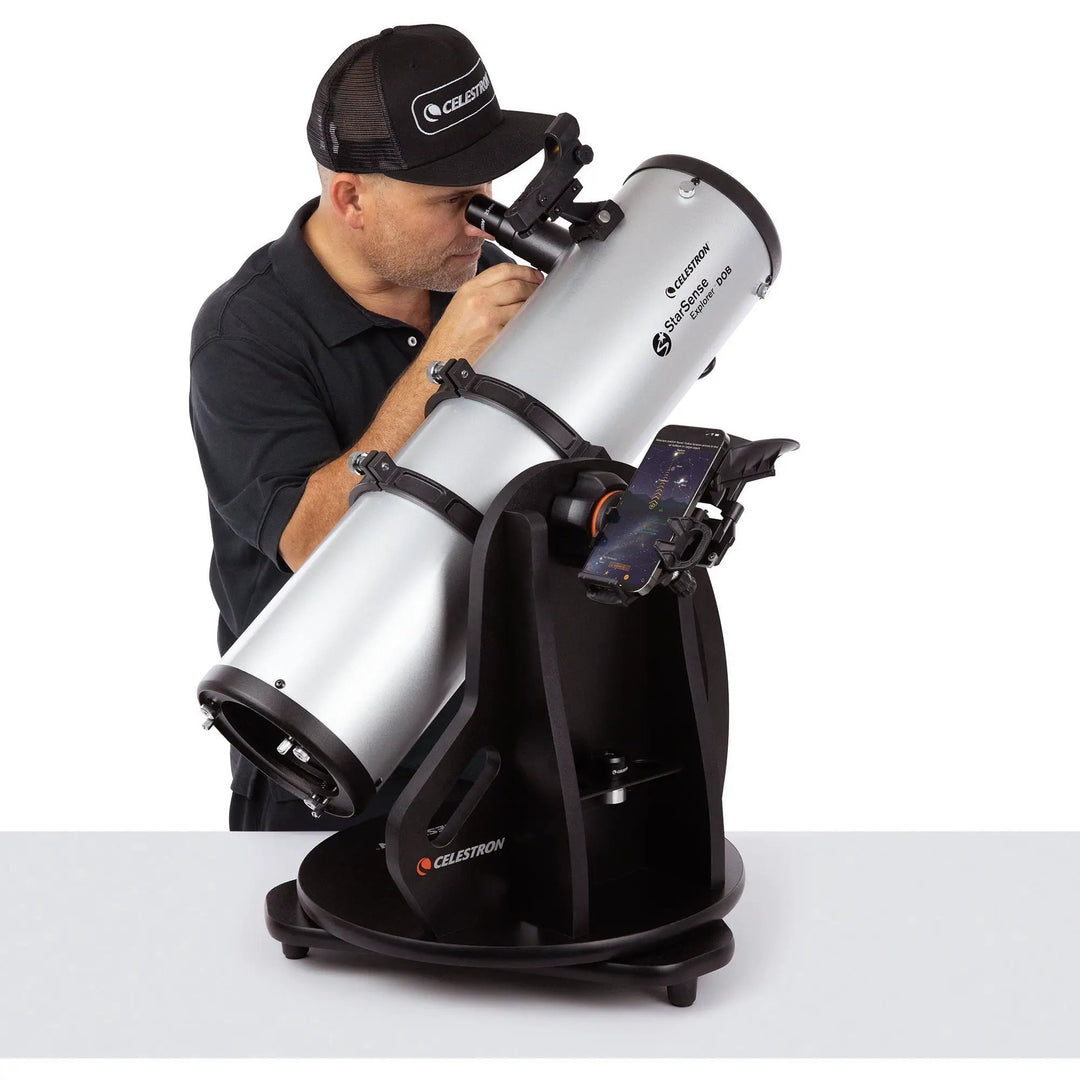 StarSense Explorer 150mm Smartphone App-Enabled Tabletop Dobsonian Telescope by Celestron