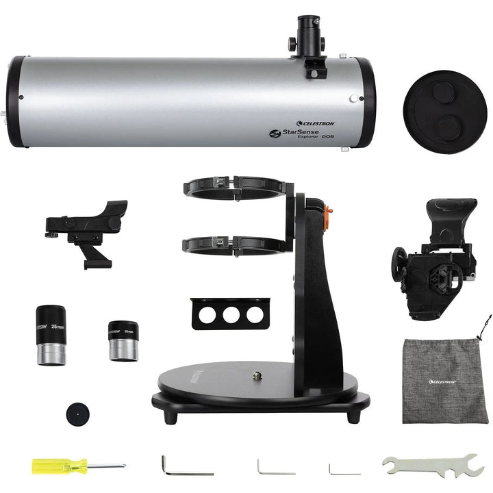 StarSense Explorer 150mm Smartphone App-Enabled Tabletop Dobsonian Telescope by Celestron