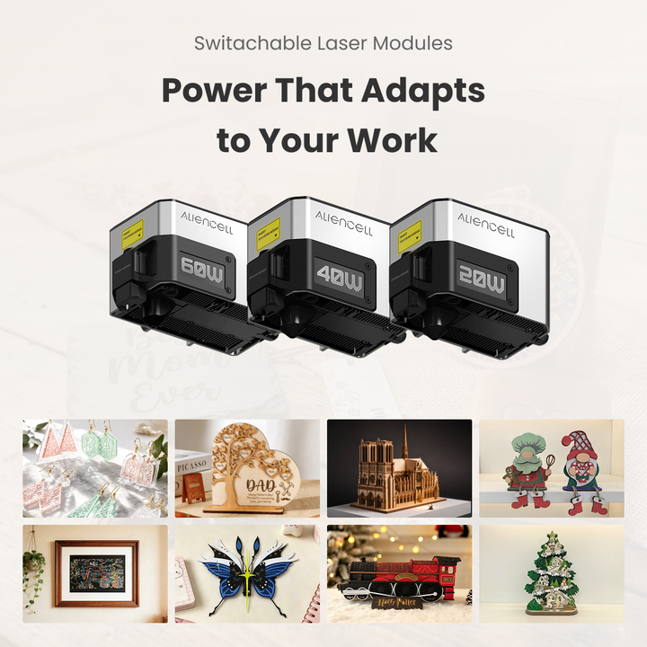 Aliencell X1 Laser Engraver Premium Combo by Aliencell