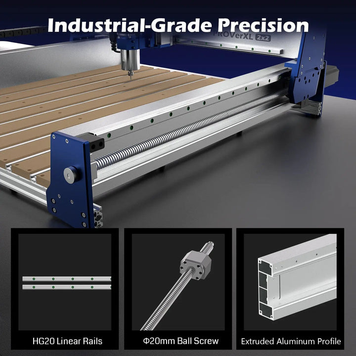 PROVerXL 2x2 CNC Router with Vectric Software, Professional Grade Precision & Pre-Assembled Modular Design by SainSmart.com