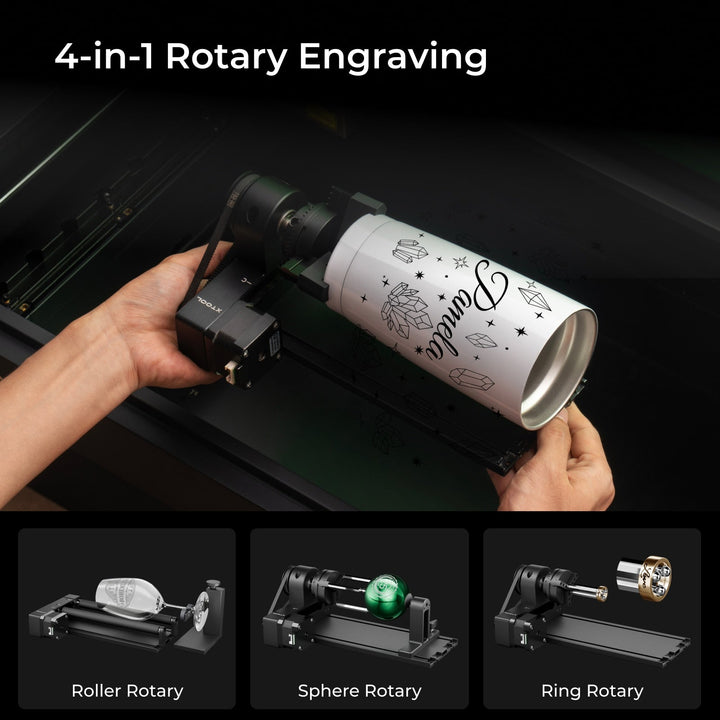xTool S1 + 1064nm IR Laser Kit: Enclosed Diode Laser Engraver & Cutter by xTool
