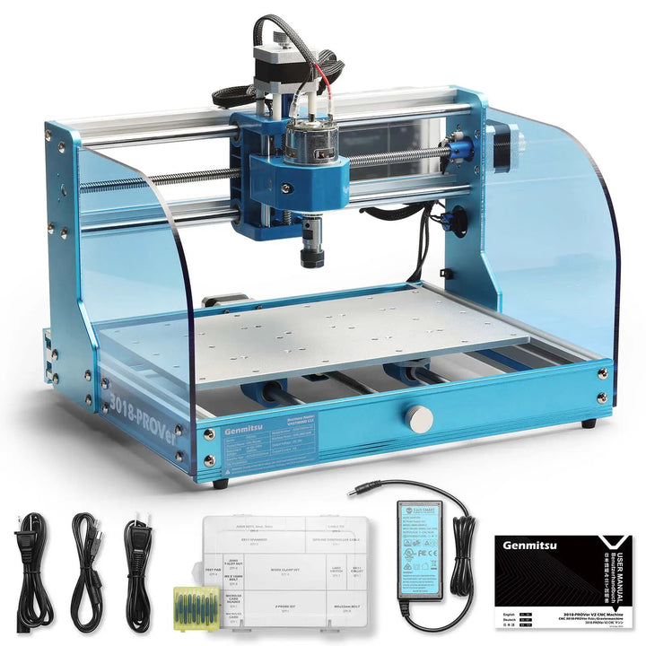 3018-PROVer V2 Desktop CNC Router Kit, Semi Assembled For Entry Level User by SainSmart.com