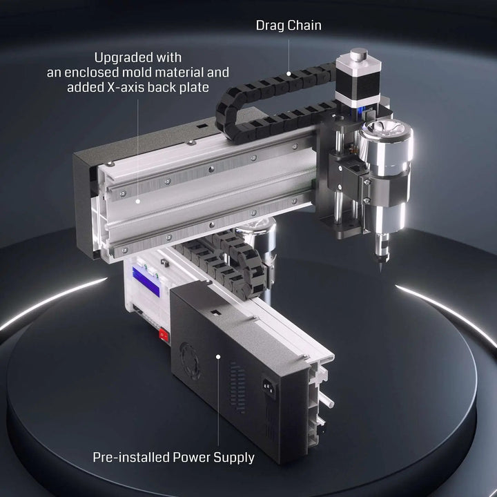 3020-PRO MAX V2 CNC Router for Metal Carving and Cutting by SainSmart.com