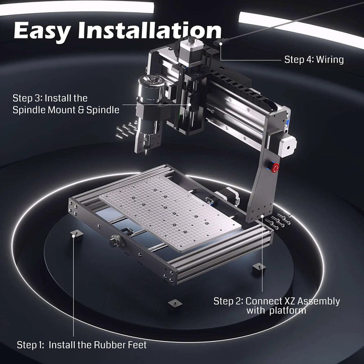 3020-PRO MAX V2 CNC Router for Metal Carving and Cutting by SainSmart.com