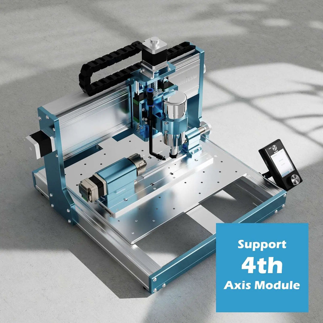 3030-PROVer Ultra Desktop CNC Router for High Precision Metalworking, with Linear Guide & Ball Screw Motion by SainSmart.com