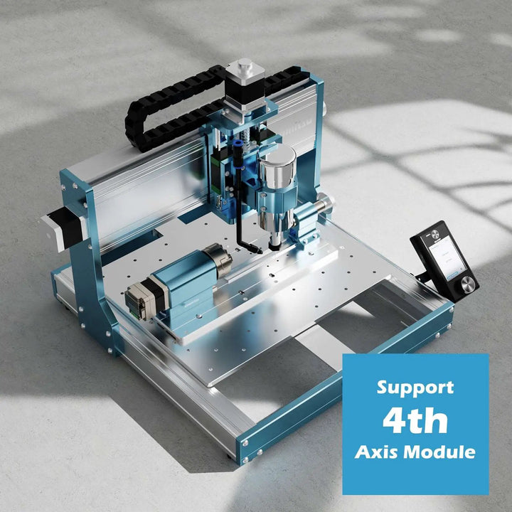 3030-PROVer Ultra Desktop CNC Router for High Precision Metalworking, with Linear Guide & Ball Screw Motion by SainSmart.com