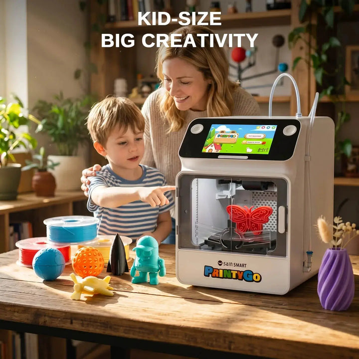 PLA Filament 1.75mm, Planet Explorer 8-Color Mini Spool Bundle, 250g Each, High-Speed PLA, +/-0.02mm Accuracy, Easy-to-Print, Compatible with Most FDM 3D Printers by SainSmart.com