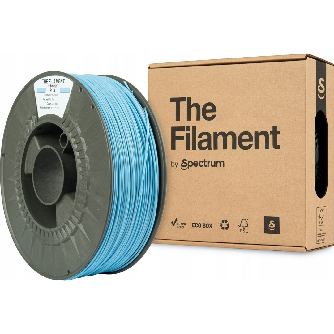 The Filament 3D filament, PLA, 1,75mm, 1000g, TF-24008, sky blue by Spectrum
