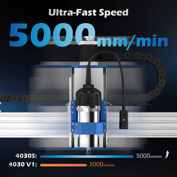 PROVerXL 4030S Desktop CNC Router Machine with Vectric Software, 32 Bit MCU, 710W Spindle by SainSmart.com