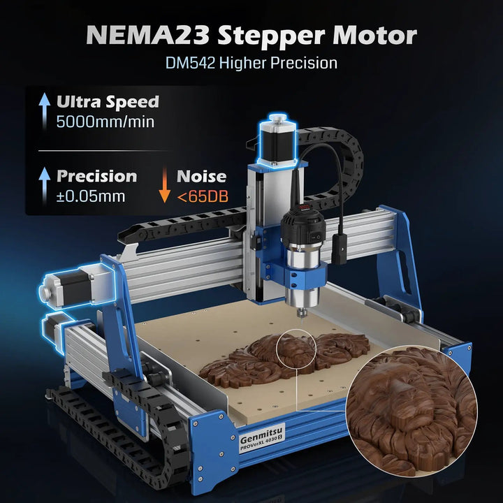 PROVerXL 4030S Desktop CNC Router Machine with Vectric Software, 32 Bit MCU, 710W Spindle by SainSmart.com