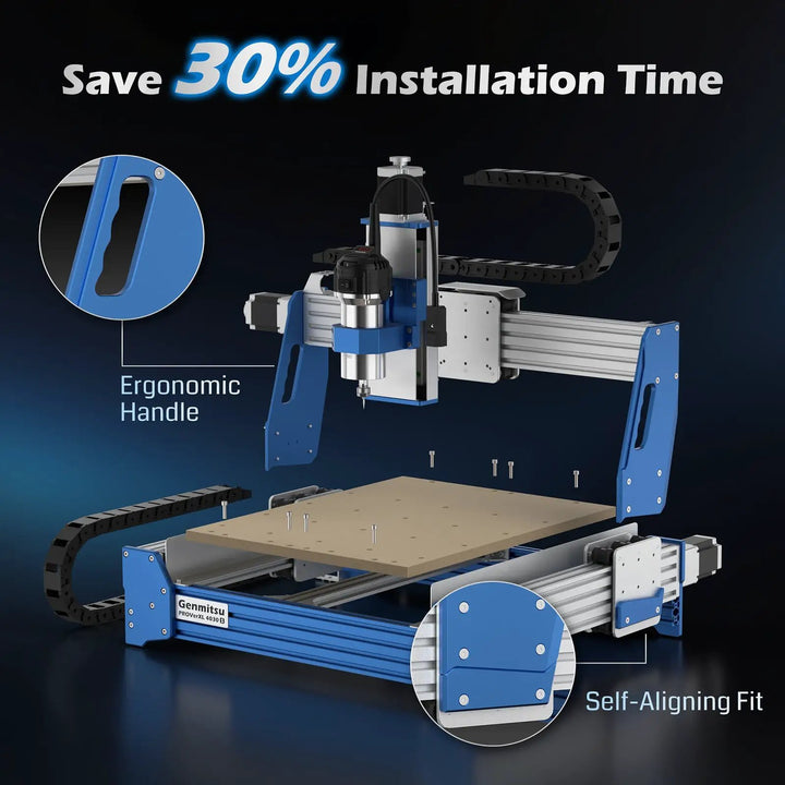 PROVerXL 4030S Desktop CNC Router Machine with Vectric Software, 32 Bit MCU, 710W Spindle by SainSmart.com