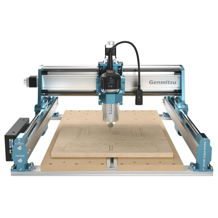 4040-PRO MAX CNC Router Machine with Vectric V-Carve, 710W Trimmer & Linear Rail Driven, Enhanced XZ Axis by SainSmart.com