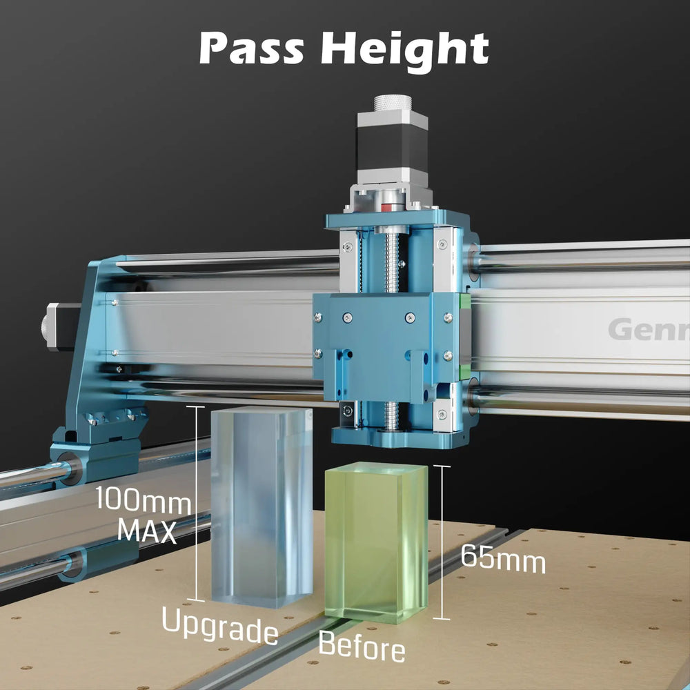 4040-PRO MAX CNC Router Machine with Vectric V-Carve, 710W Trimmer & Linear Rail Driven, Enhanced XZ Axis by SainSmart.com