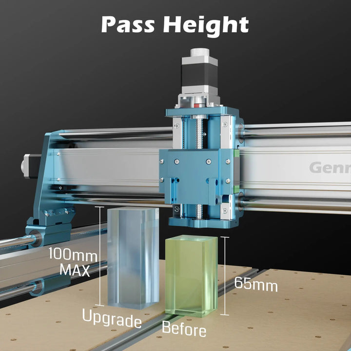 4040-PRO MAX CNC Router Machine with Vectric V-Carve, 710W Trimmer & Linear Rail Driven, Enhanced XZ Axis by SainSmart.com