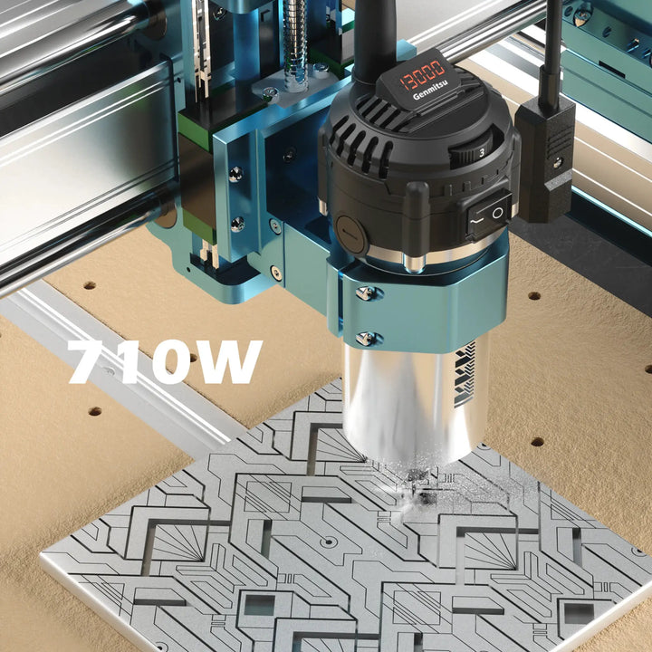 4040-PRO MAX CNC Router Machine with Vectric V-Carve, 710W Trimmer & Linear Rail Driven, Enhanced XZ Axis by SainSmart.com