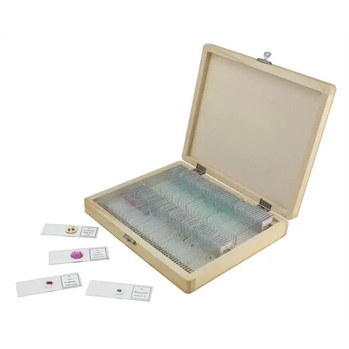 100 Piece Prepared Microscope Slide Kit by Celestron