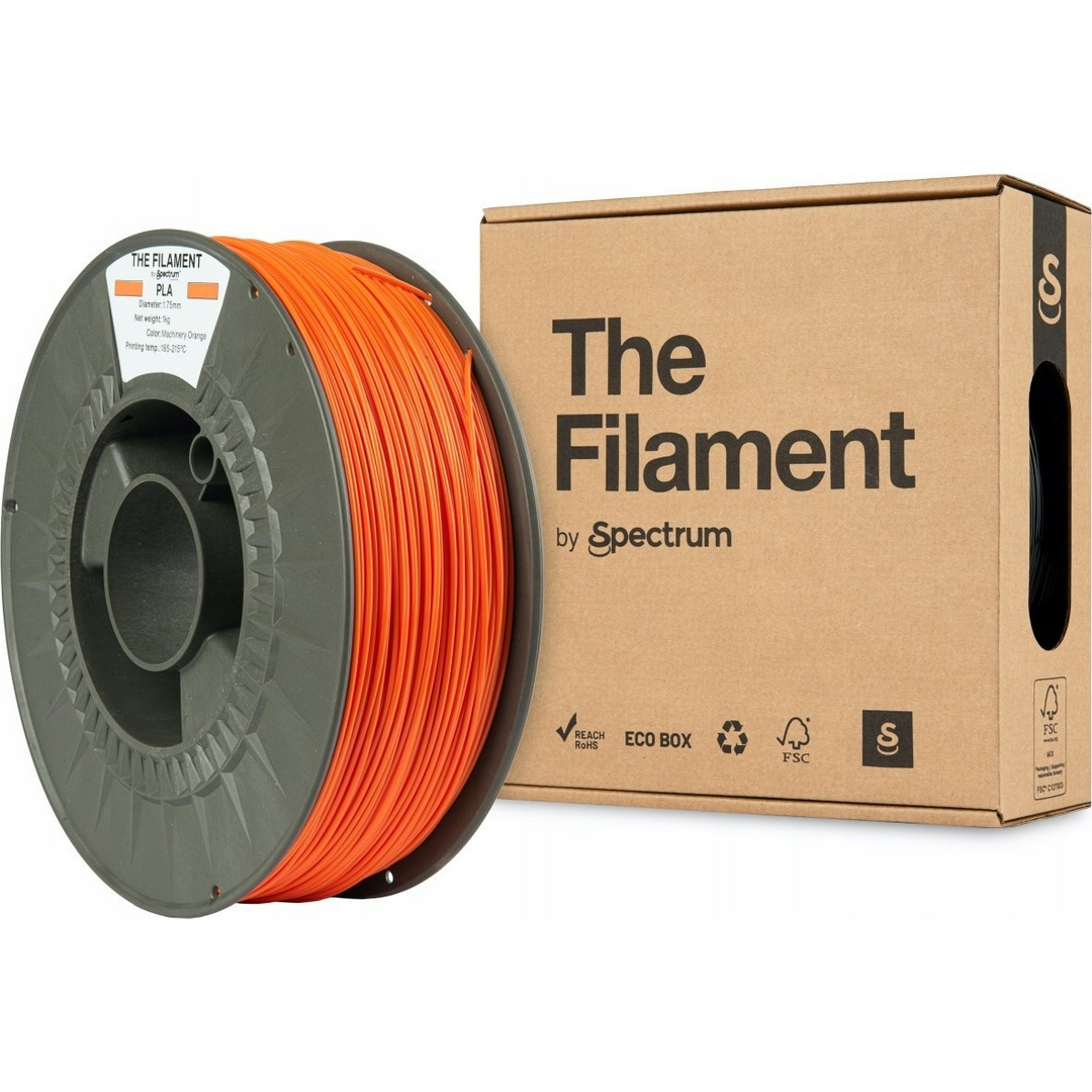 The Filament 3D filament, PLA, 1,75mm, 1000g, TF-24012, machinery orange by Spectrum