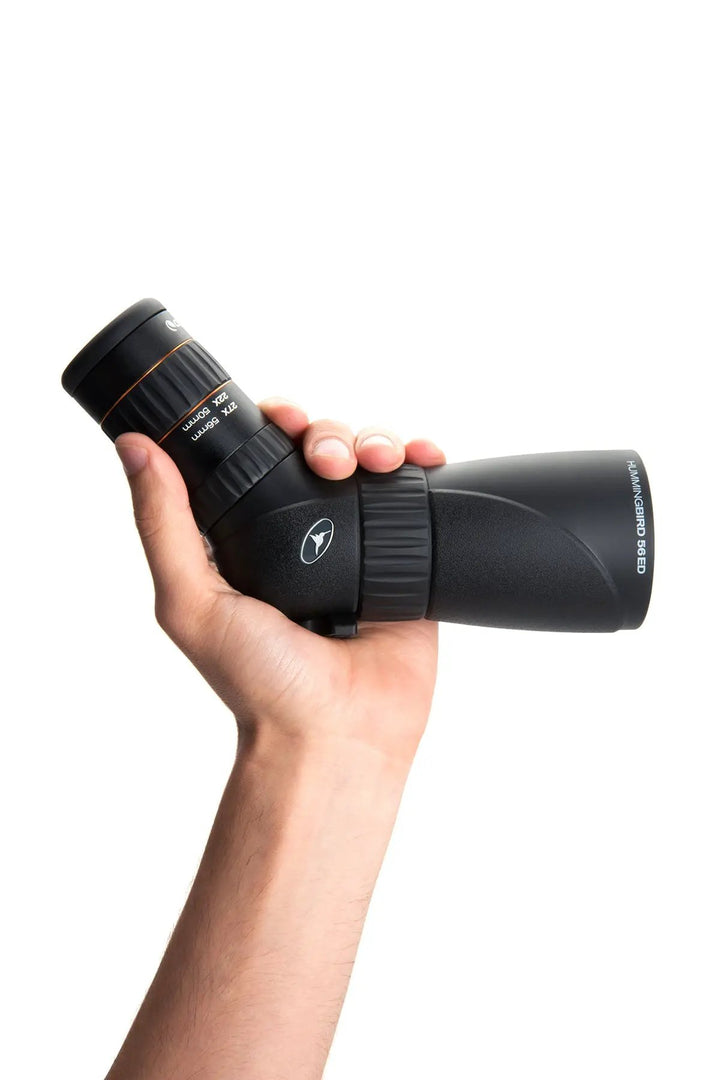 Hummingbird 9-27x56mm ED Angled Zoom Micro Spotting Scope by Celestron