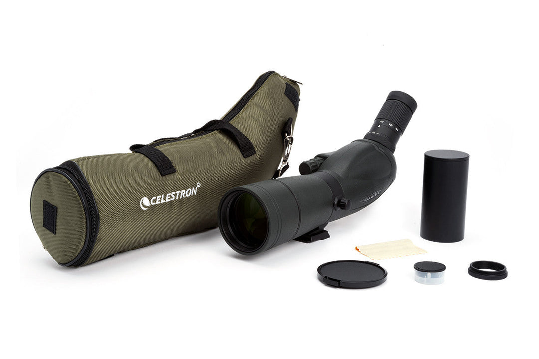 TrailSeeker 16-48x65mm Angled Zoom Spotting Scope by Celestron
