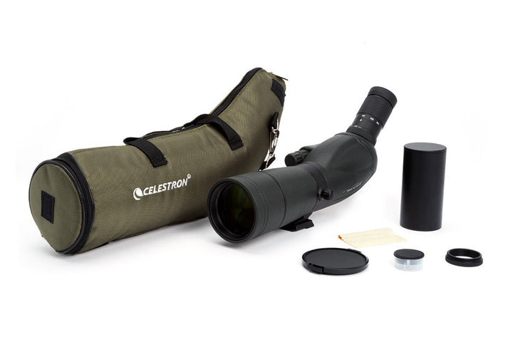 TrailSeeker 16-48x65mm Angled Zoom Spotting Scope by Celestron