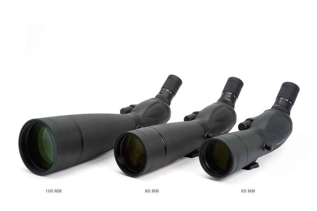 TrailSeeker 22-67x100mm Angled Zoom Spotting Scope by Celestron