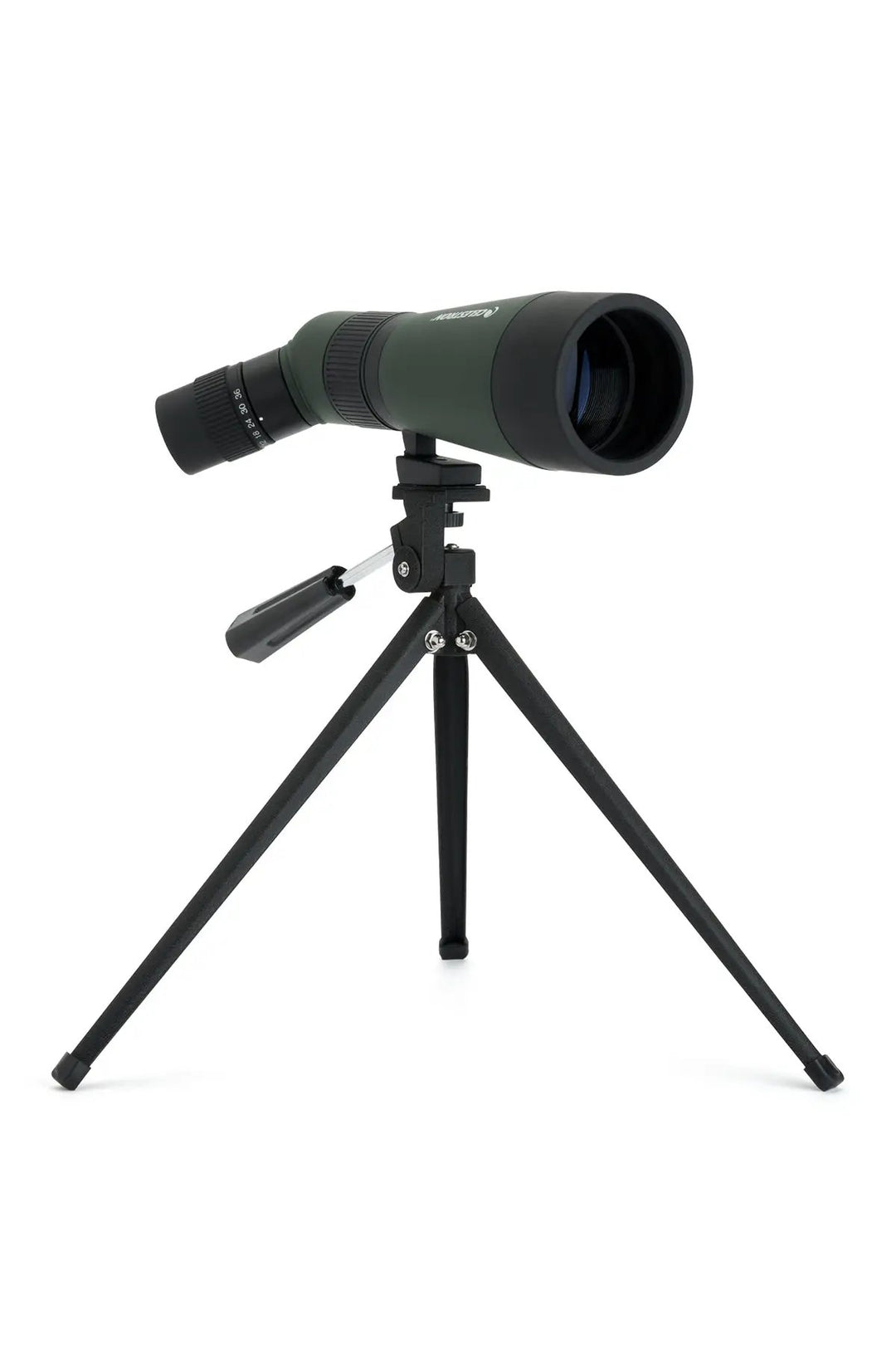 LandScout 12-36x60mm Angled Zoom Spotting Scope with Table-top Tripod and Smartphone Adapter by Celestron