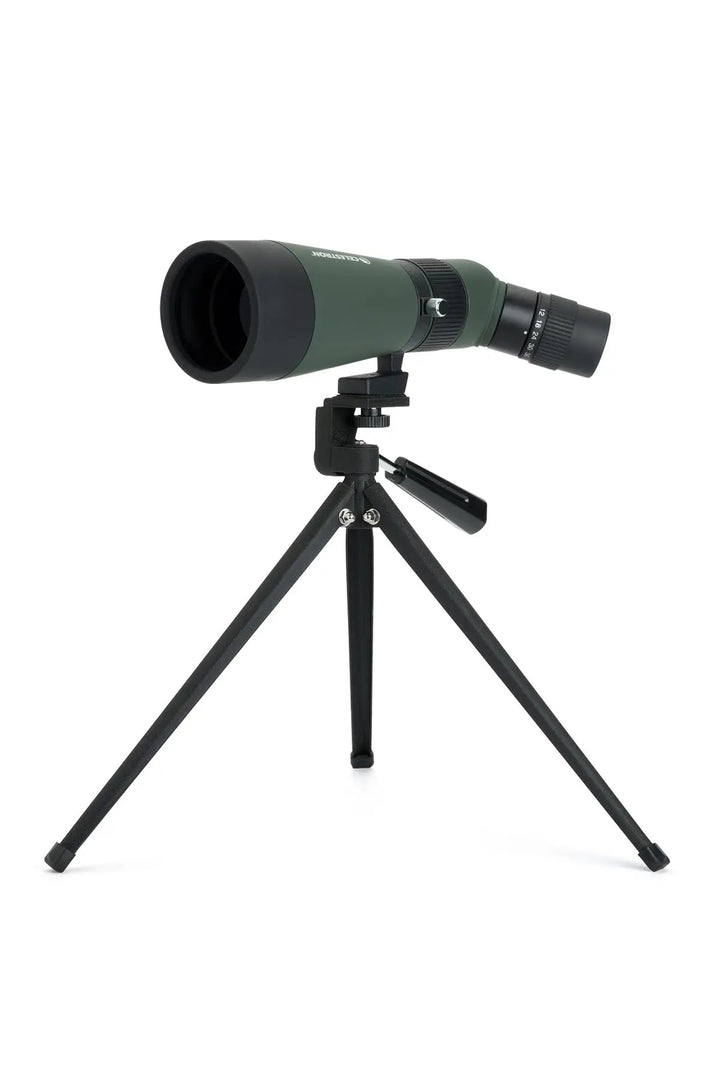 LandScout 12-36x60mm Angled Zoom Spotting Scope with Table-top Tripod and Smartphone Adapter by Celestron