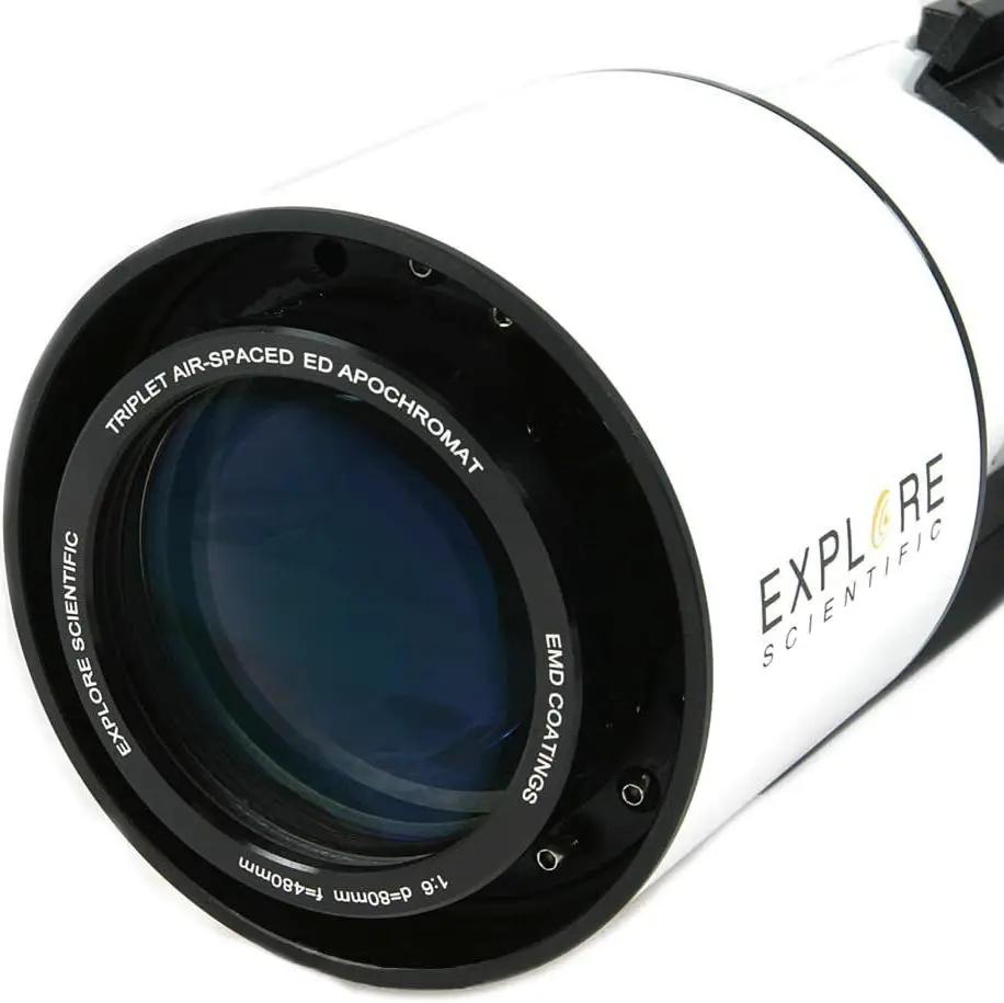 ED80 Essential Series Air-Spaced Triplet Refractor Telescope by Explore Scientific