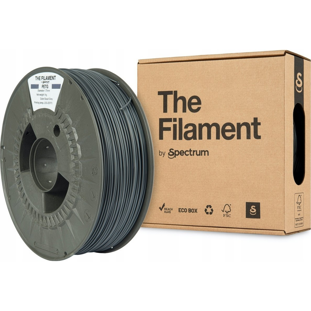 The Filament 3D filament, PETG, 1,75mm, 1000g, TF-24017, basalt grey by Spectrum