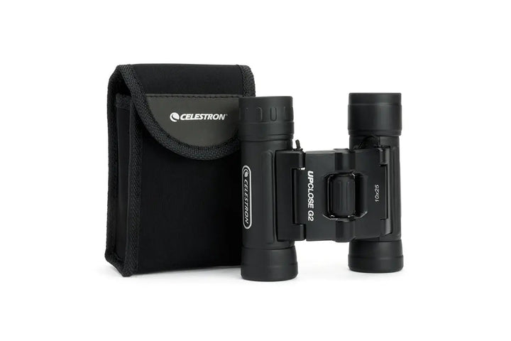 UpClose G2 10x25mm Roof Binoculars (Clamshell) by Celestron