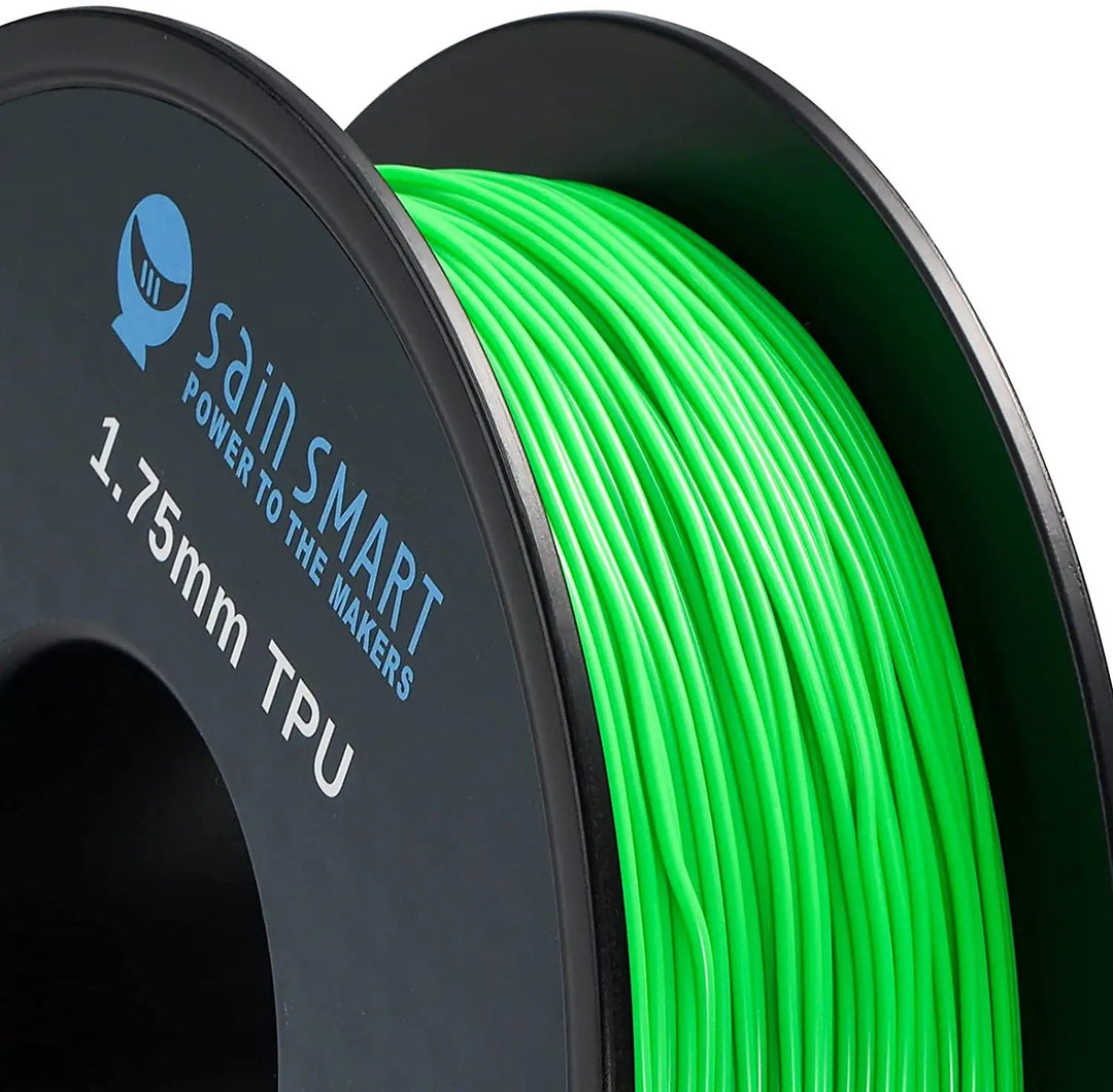Neon Green, Cyberpunk Color TPU Filament 1.75mm 0.8kg/1.76lb by SainSmart.com