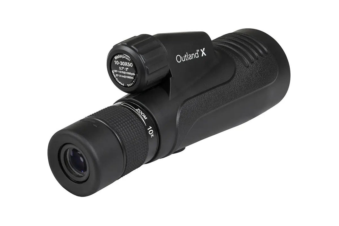 Outland X 10-30x50mm Zoom Monocular with Tripod by Celestron