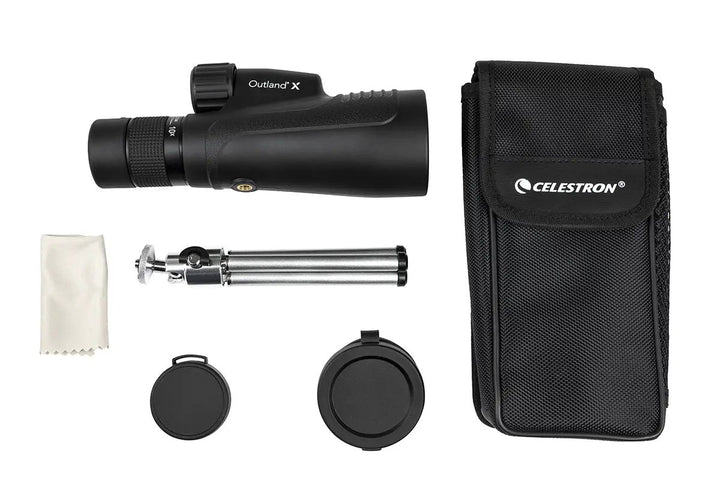 Outland X 10-30x50mm Zoom Monocular with Tripod by Celestron