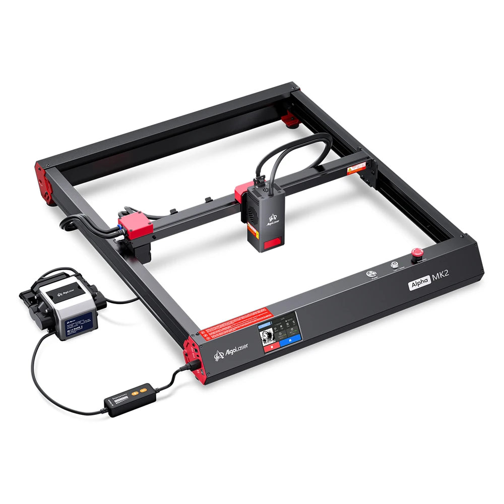 Algolaser Alphas MK2 20W Laser Engraver Diode Laser 20000mm/min Smart Touchscreen 32GB Storage Multi-Software Support