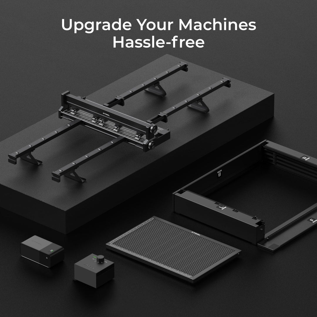xTool S1 + 1064nm IR Laser Kit: Enclosed Diode Laser Engraver & Cutter by xTool