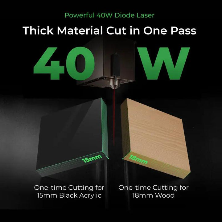 xTool S1 Enclosed Diode Laser Cutter by xTool