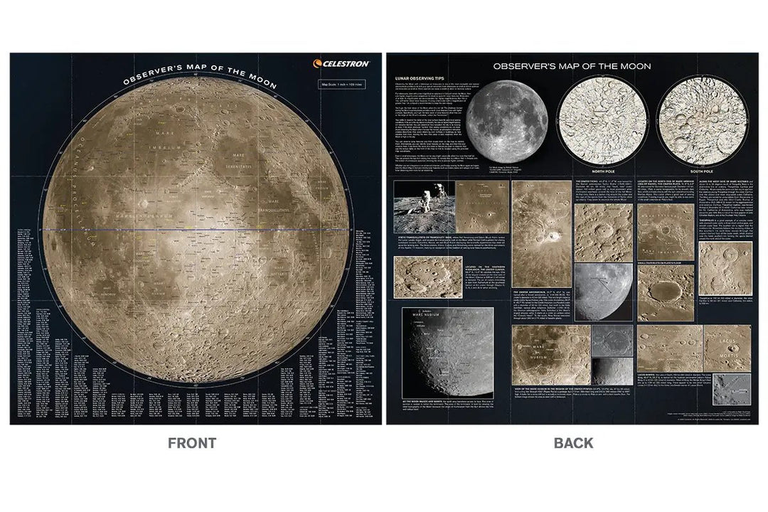 Observer’s Map of the Moon by Celestron