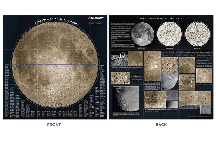Observer’s Map of the Moon by Celestron