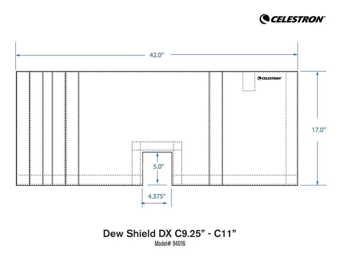 Dew Shield DX for C9.25 & C11 by Celestron