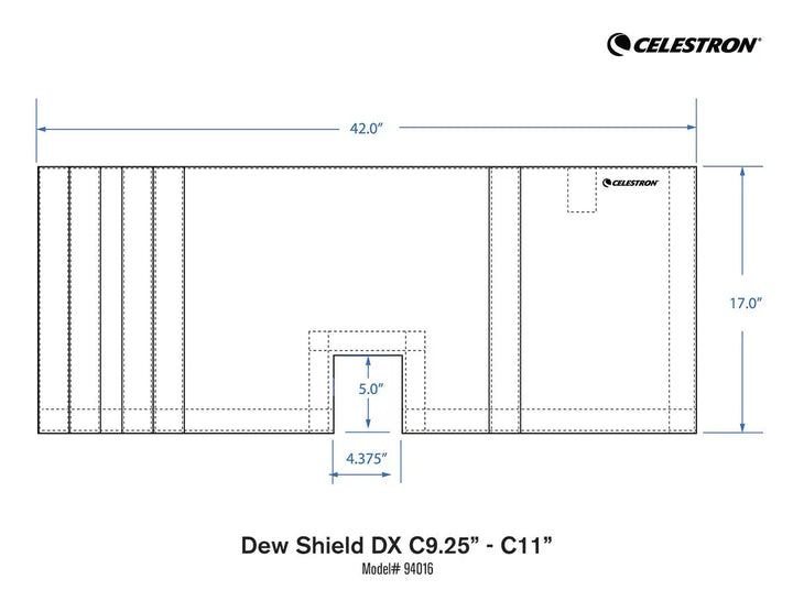 Dew Shield DX for C9.25 & C11 by Celestron