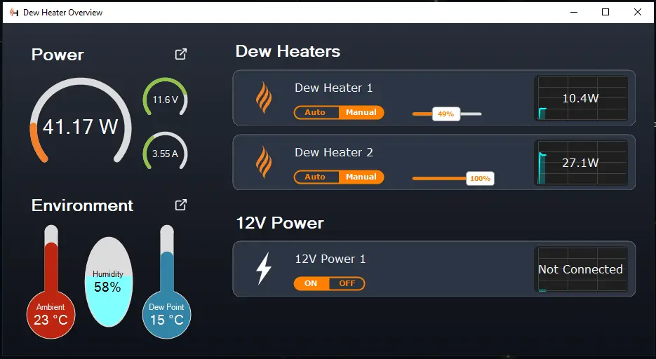 Smart DewHeater Controller 2X by Celestron