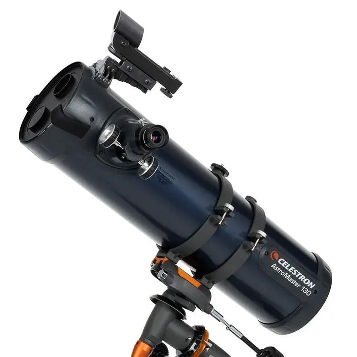 AstroMaster 130EQ-MD (Motor Drive) Telescope with FREE EclipSmart Solar Filter by Celestron